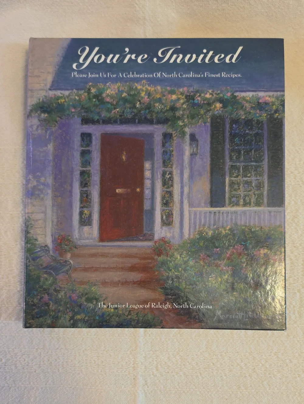 You're Invited Cookbook with Front Porch Artwork - Red Door